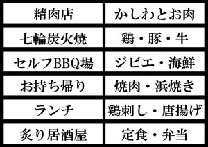 画像7: かしわとお肉 清水精肉店/七輪炭火焼しみず/焼肉・浜焼きセルフBBQ場 & 肉屋のBBQテラス | 鹿児島県阿久根市